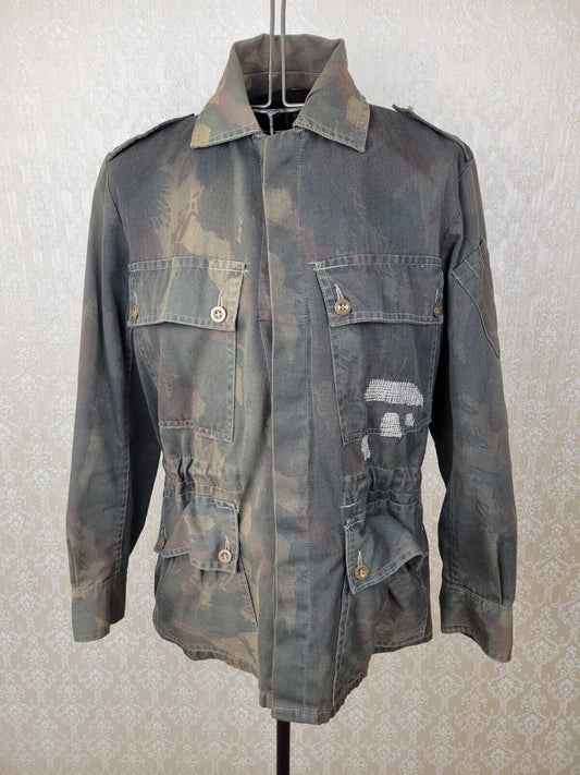 All Saints Mens Jacket Camouflage Embroidered Size Small (1 Flaw) All Saints