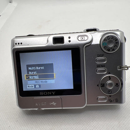 Retro Sony Cyber-shot DSC-W35 7.2MP Digital Camera Tested + Accessories VGC Sony