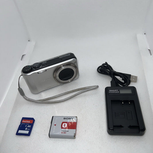 Sony Digital Camera Cybershot DSC-H55 14.1MP Tested + Battery, Charger & 8GB SD Sony Ericsson