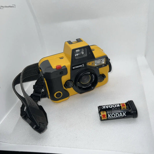 Sea & Sea MotorMarine II Underwater FILM CAMERA Tested + Batteries Made In Japan Buy Used Retro