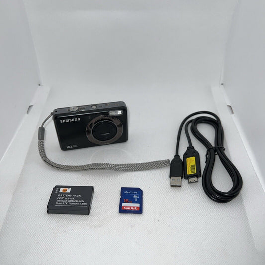 Samsung PL Series PL50 10.2MP Digital Camera Tested + Battery, Charger & 16GB SD Samsung