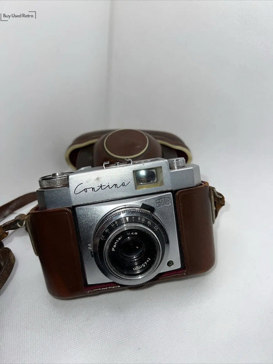 Zeiss Ikon Contina 1c | Silver | Vintage 35mm Film Camera Untested ZEISS